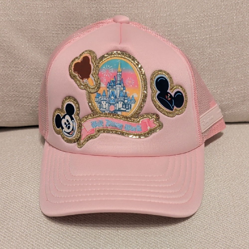 Disney Parks Stoney Clover Pink Truckers Hat NWT IN HAND